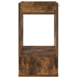 End Table 2 pcs Smoked Oak 30 x 30 x 56 cm Engineered Wood 890937