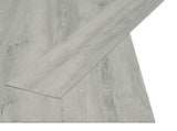 Self-adhesive Flooring Plank 32 pcs Light Grey 4.46 m PVC 42046266