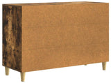 Sideboard Smoked Oak 89 x 34.5 x 80 cm Engineered Wood 895110