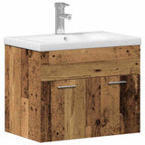 Bathroom Furniture Set Wall-mounted with Door Engineered Wood 3332530