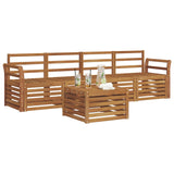 Sofa Sets Natural Solid Acacia Wood 3374329