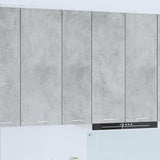 Hanging Cabinet Concrete Grey 30 x 31 x 100 cm Engineered Wood 884333