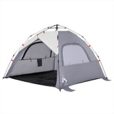 Beach Tent 3-Person Grey Quick Release Waterproof 4005316