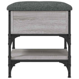 Shoe Bench Grey Sonoma 42x42x45 cm Engineered Wood 835185