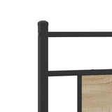 Bed Frame without Mattress Sonoma Oak 100x190 cm Engineered Wood 4106938