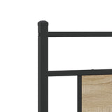 Bed Frame without Mattress Sonoma Oak 100x190 cm Engineered Wood 4106938
