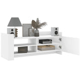 TV Cabinet White 100x35x40 cm Engineered Wood 848374