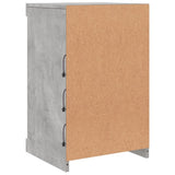 Sideboard with LED Lights Concrete Grey 41x37x67 cm 836724