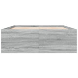 Bed Frame without Mattress Grey Sonoma 140x190 cm 3280942