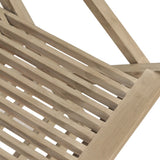 Folding Garden Chair Set of 8 Grey Solid teak wood Medium 3155072