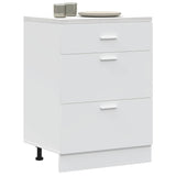 Kitchen Base Cabinet "Lyon" White Engineered Wood 854250