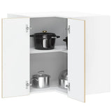 Kitchen Wall Corner Cabinet "Porto" Sonoma Oak Engineered Wood 854100