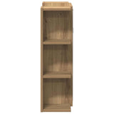 Bathroom Mirror Cabinet Artisan Oak 80x20.5x64 cm Engineered Wood 856037
