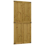 Barn Door Corona Honey Brown 90 x 210 cm Solid Pine Wood 42021181