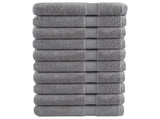Premium Towels "SOLUND" 10 pcs Grey 100x200 cm 600 gsm 137319