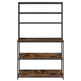 Kitchen Shelf Smoked Oak 100 x 40 x 168 cm Engineered Wood 883894