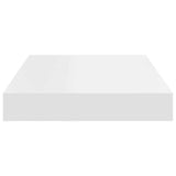 Floating Wall Shelves 4 pcs White 40x23x3.8 cm MDF 323807