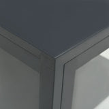 Sideboard Anthracite 38x35x70 cm Steel and Glass 336063
