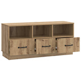 TV Cabinet Artisan Oak 102 x 34.5 x 47 cm Engineered Wood 895374