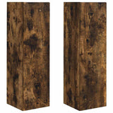 TV Wall Cabinet Wall-mounted 2 pcs Smoked Oak 30 x 31 x 100 cm 892320