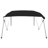 4-bow Bimini Top Black 243x210x137 cm 94812
