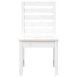 Garden Chairs 2 pcs White 50x48x91.5 cm Solid Wood Pine 824026