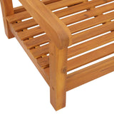 Garden Swing Bench Natural 110 x 56 x 58.5 cm Solid Acacia Wood 4105528