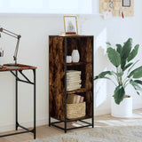 Book Cabinet Smoked Oak 40x35x107.5 cm Engineered Wood 849111