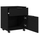 File Cabinet Black Oak 45 x 38 x 54 cm Engineered Wood 862771