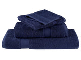 Premium Sauna Towels "SOLUND" 2 pcs Navy Blue 80x200 cm 600 gsm 137266