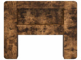 Headboard Cabinet with Storage Smoked Oak Engineered Wood 8001251