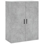 Highboard Concrete Grey 69.5x34x180 cm Engineered Wood 3195919