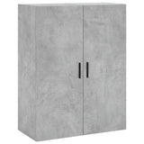 Highboard Concrete Grey 69.5x34x180 cm Engineered Wood 3195919
