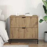 Bedside Table Artisan oak 63.5 x 36 x 61 cm Engineered wood 883473
