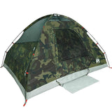 ZNTS Camping Tent Dome 4-Person Camouflage Waterproof 4009644