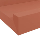 Wall Shelf with Shelf 4 pcs Red 115 x 9 x 3 cm Engineered Wood 42020010