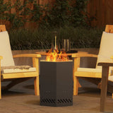 Smokeless Fire Pit Black 38 x 38 x 51 cm Steel 858984