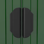 Garden Shed Green 192x689x223 cm Galvanised Steel 3147433