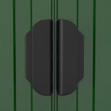 Garden Shed Green 192x689x223 cm Galvanised Steel 3147433