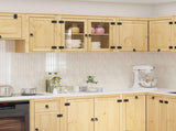 Cabinet SKI Honey Brown 80 x 32 x 60 cm Solid Pine Wood 42007564