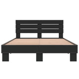 Bed Frame without Mattress Black 135x190 cm Double 3280162