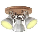 Industrial Ceiling Lamp 25 W Silver 42x27cm E27 320505