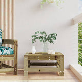 Garden Footstool Impregnated Wood Pine 825624