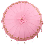 Balinese Parasol Pink 180-190 cm Cotton, solid wood 3356905