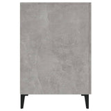 Desk Concrete Grey 140x50x75 cm Engineered Wood 812775