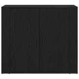 Sideboard Black Oak 80 x 33 x 70 cm Engineered Wood 862800