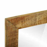 Bathroom Mirror Brown 50 x 22 x 70 cm Solid Mango Wood 4016736