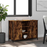 Sideboard Smoked Oak 100x35x70 cm Engineered Wood 835516