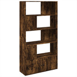 Bookcase Smoked Oak 100x36x189 cm Engineered Wood 3295328