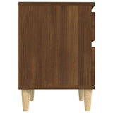 Bedside Cabinets 2 pcs Brown Oak 40x35x50 cm 821841